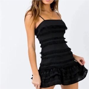 Princess Polly Molina Mini Dress Black